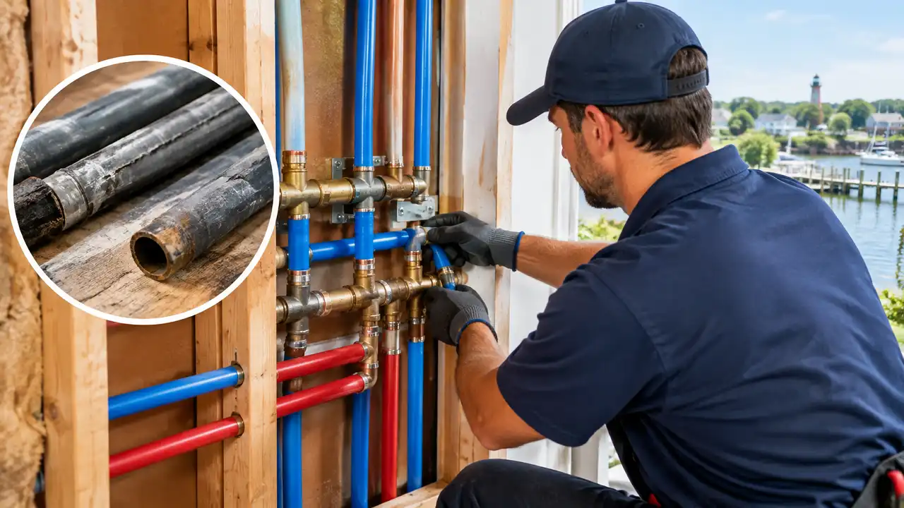 Polybutylene Re-Pipe Severna Park Costs, Risks & Process