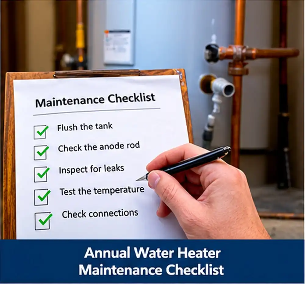 Annual Water Heater Maintenance Checklist