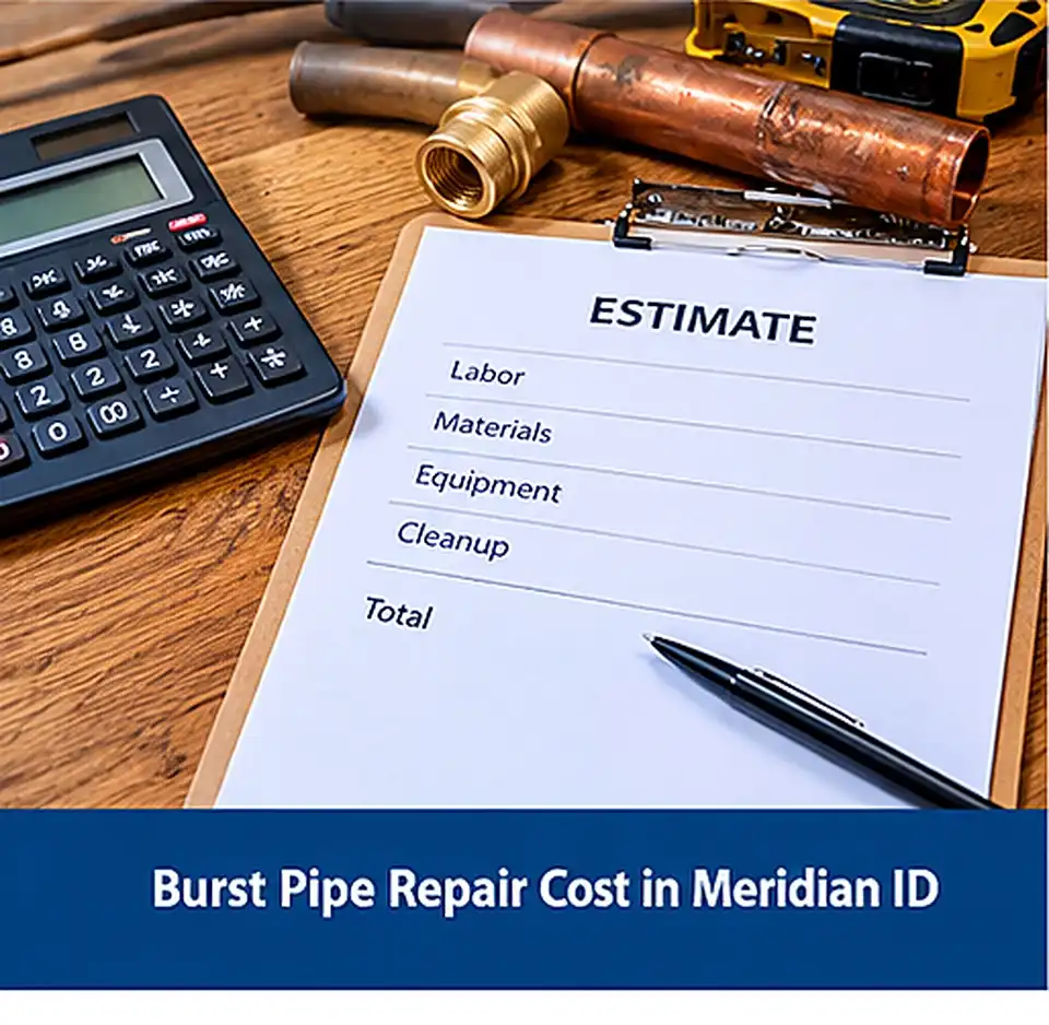 Burst Pipe Repair Cost in Meridian ID