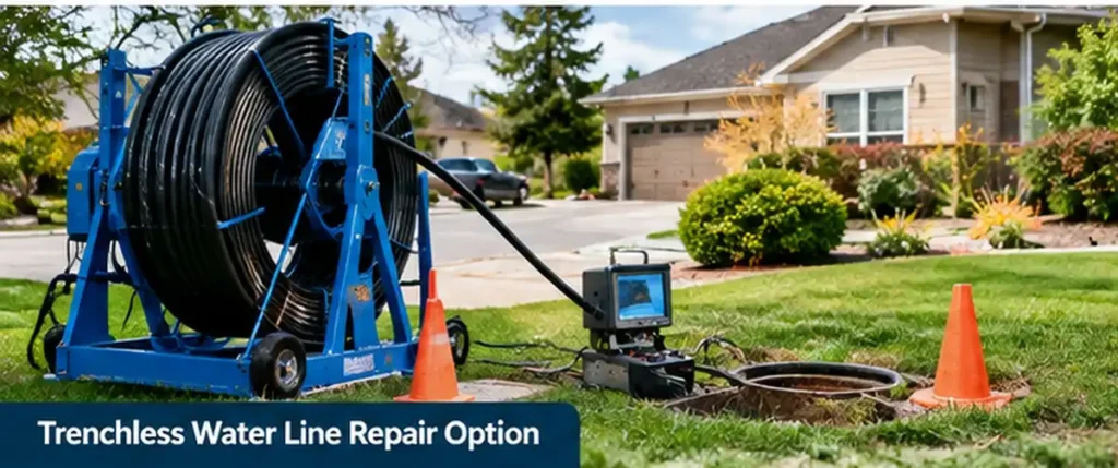 Trenchless Water Line Repair Options