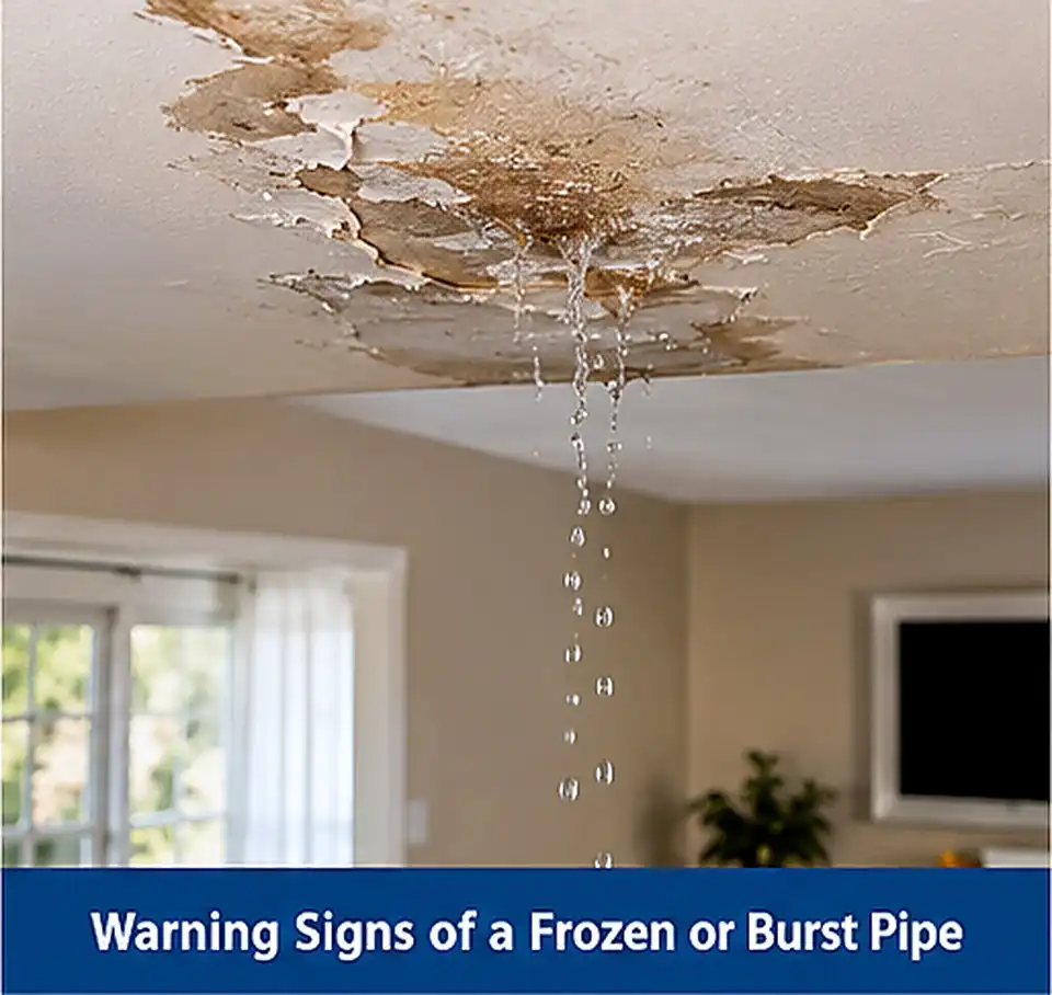 Warning Signs of a Frozen or Burst Pipe
