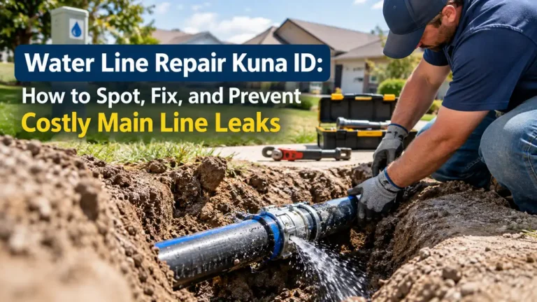 Water Line Repair Kuna ID How to Spot, Fix, and Prevent Costly Main Line Leaks