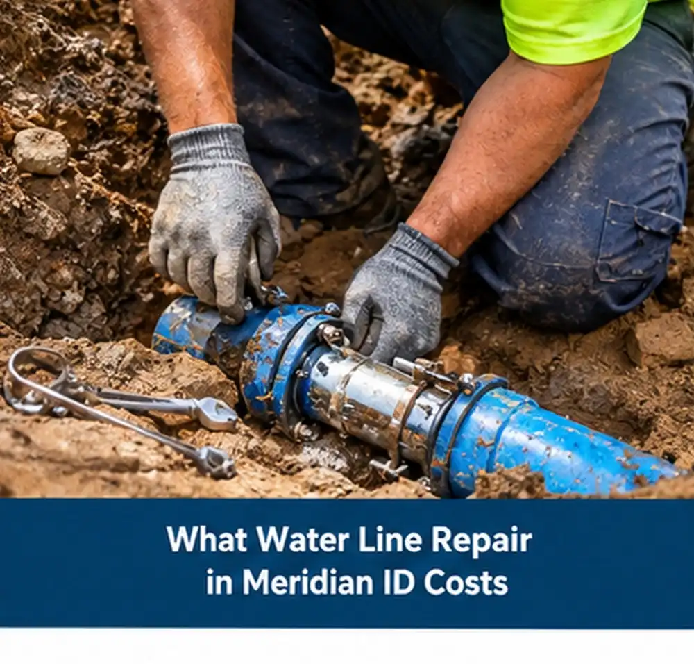What Water Line Repair in Meridian ID Costs
