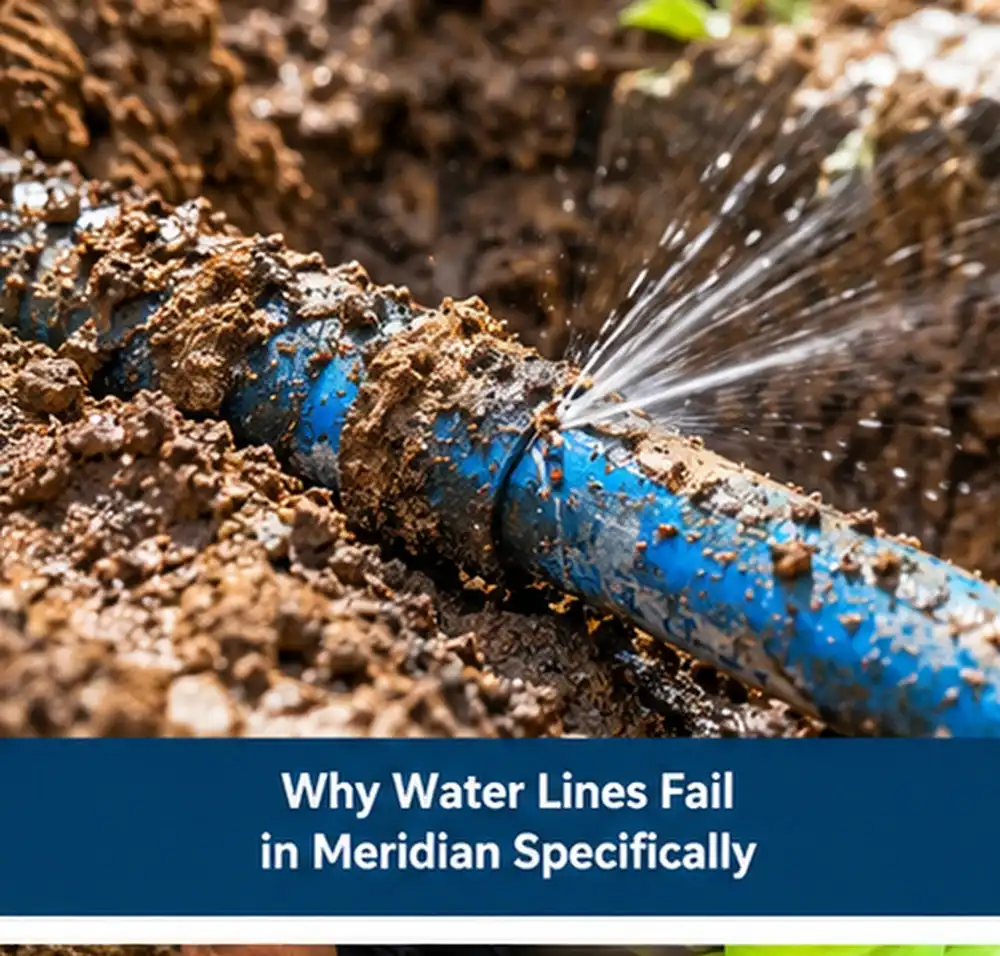 Why Water Lines Fail in Meridian Specifically